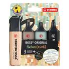 Marca Texto Stabilo Boss Nature Colors Kit Com 4 Cores Novas