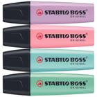 Marca Texto STABILO Boss Novas Cores Tons Pastel Lettering