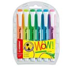 Marca-Texto - Stabilo - Swing Cool Wow! Estojo c/6 Cores