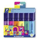 Marca Texto Staedtler Textsurfer Classic Happy 6 Cores