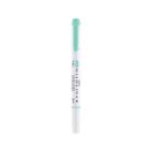 Marca-texto Zebra Newpen Mildline Ponta Dupla Blue Green