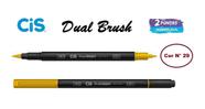 Marcador Artístico Aquarelável Cis Dual Brush Cor nº 00 a 30