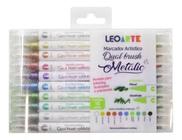 Marcador Profissional Azure Artist Markers com 40 Cores - ROYAL &  LANGNICKEL - Caneta - Magazine Luiza