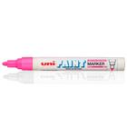 Marcador Caneta Permanente Uni Paint Marker PX20 Pink