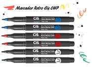 Marcador Caneta Retro Cis 1.0 - Kit C/ 6 Cores