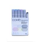 Marcador Copic Sketch Blending Basics Ponta Dupla Estojo com 5 Cores e 1 Multiliner - 12502051