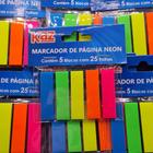 Marcador de Página 5 Cores Neon KAZ