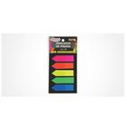 Marcador De Pagina Adesivo 12x44mm Neon Seta 5 Cores Brw