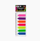 Marcador de pagina seta neon 7 cores 12x44mm brw