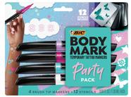 Marcador de tatuagem temporário BIC BodyMark Party Pack, 4 unidades