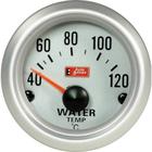 Marcador de temperatura de água 52mm silver series auto gauge