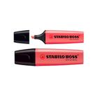 Marcador de texto stabillo boss vermelho