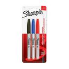 Marcador Permanente SHARPIE Fine Point Estojo c/ 3 Cores