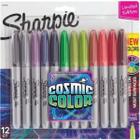 Marcador Permanente Sharpie Fino Cosmic Color 12 Unidades