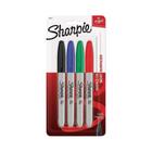 Marcador Permanente Sharpie Ponta Fina 04 Cores