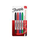 Marcador Permanente Sharpie Twin Tip Com 4 Cores Básicas