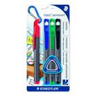 Marcador Permanente Staedtler Triplus com 4 Pçs