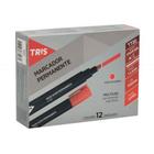 Marcador Permanente Tris 1-4Mm T720 Vermelho 12 Unidades