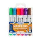 Marcador Quadro Branco BRW com 6 Cores - CA3000