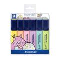 Marcador Textsurfer Estojo c/6 cores pastel - Staedtler