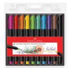 Marcadores Brush Pen FABER-CASTELL SuperSoft 10 Cores