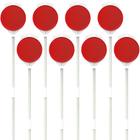 Marcadores de Calçada Refletivos CasaCulina (8 Peças, 120cm) - Fibra de Vidro