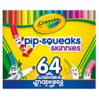 Marcadores laváveis Crayola Pip-Squeaks Skinnies 64ct 3+ Years