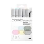 Marcardor Artístico COPIC Sketch Basics c/ 5 Cores + 1 Multiliner