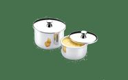 Margarineira Para Pote Brinox Atina 250 Gramas Aço Inox