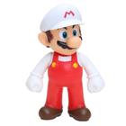 Mario Branco Super Mario Pvc Plástico 12cm Luigi Toad Bowser
