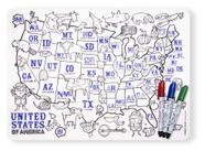 Mark, Mat & Marker Set Modern-TWIST Waterproof US Map