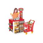 Market Mini Mercadinho com Carrinho de Brinquedo Magic Toys