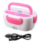 Marmita Automotiva Elétrica Electric Lunch Box Carro Rosa