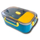 Marmita com Talheres 13x20x7,5cm Azul CK6205 - Clink