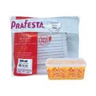 Marmita Com Tampa Lacre Microondas Freezer 500ml 30und - Embanet Comercio De Embalagens