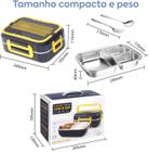 Marmita Elétrica Carro 12v E Tomada Casa 110v Inox