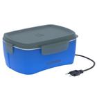 Marmita eletrica potente 1,2l 100w azul 110/220v para aquecer alimentos - SOPRANO