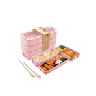 Marmita Fitness Lunch Box 900ml 3 Divisórias Colher Garfo