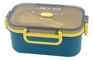 Marmita Lancheira Pote 2 Camada Divisória Lunch Box 1100ml