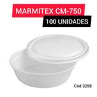 Marmitex Isopor com Tampa - Fardo com 100 unidades