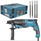 Martelete SDS-Plus 830W HR2630J com Maleta 2 Ponteiros e 2 Talhadeiras MAK-PAC MAKITA