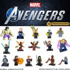 Marvel Avengers Brinquedo Blocos Montar Letsgo Kit 16 Heróis