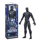 MARVEL Boneco Titan Hero Black Panther, Figura de 30 cm - Pantera Negra - E1363 - Hasbro, Preto