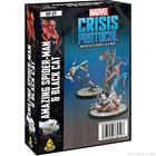 Marvel Crisis Protocol Amazing Spiderman e Viúva Negra PACOTE DE PERSONAGENS Miniaturas Jogo de Batalha Jogo de Estratégia para Adultos Idade 14+ 2 de jogadores Média de Playtime 90 minutos Feito por Atomic Mass Games