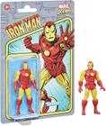 Marvel Legends Retro 3.75 Homem de Ferro Figura 9, 5 cm - Hasbro F2656