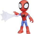 Marvel Spidey and His Amazing Friends Spidey Hero Figure, 4-Inch Scale Action Figure, Inclui 1 Acessório, para Crianças de 3 anos ou mais , Vermelho - Hasbro