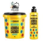 Máscara 450g Acorda Cachos + Finalizador Cachos 300g Chikas