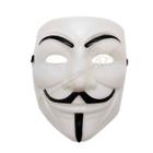 Máscara Anonymous V de Vingança Branca - Terror / Halloween / Carnaval