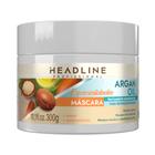 Mascara Argan Oil Especialidades HeadLine Profissional Reposição Óleos Capilares Vegano 300g