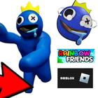 Boneco Rainbow Friends Jogo Roblox Azul Pelúcia Blue Babão - Bonecos -  Magazine Luiza